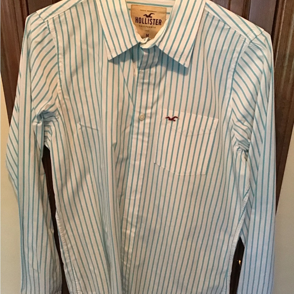 HOLLISTER Dress/Casual, Collared, Button Shirt - (M)edium